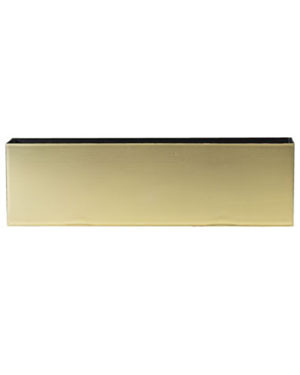 24" Cubicle/Ledge Plant Container - Brushed Gold