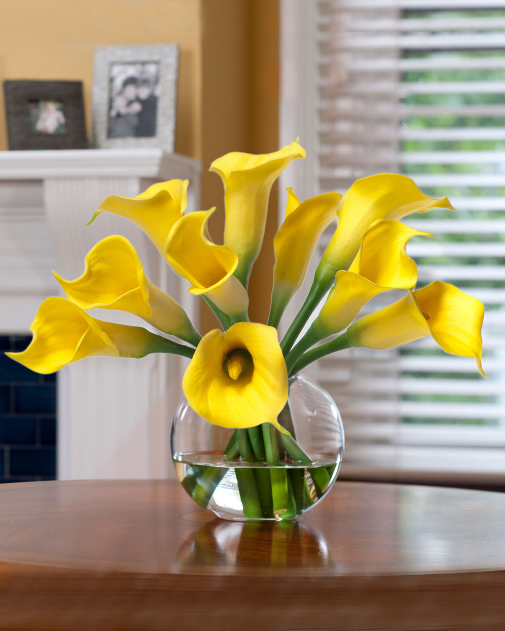 Calla Lily Silk Flower Centerpiece 5 Calla Lily Silk Flower Centerpiece