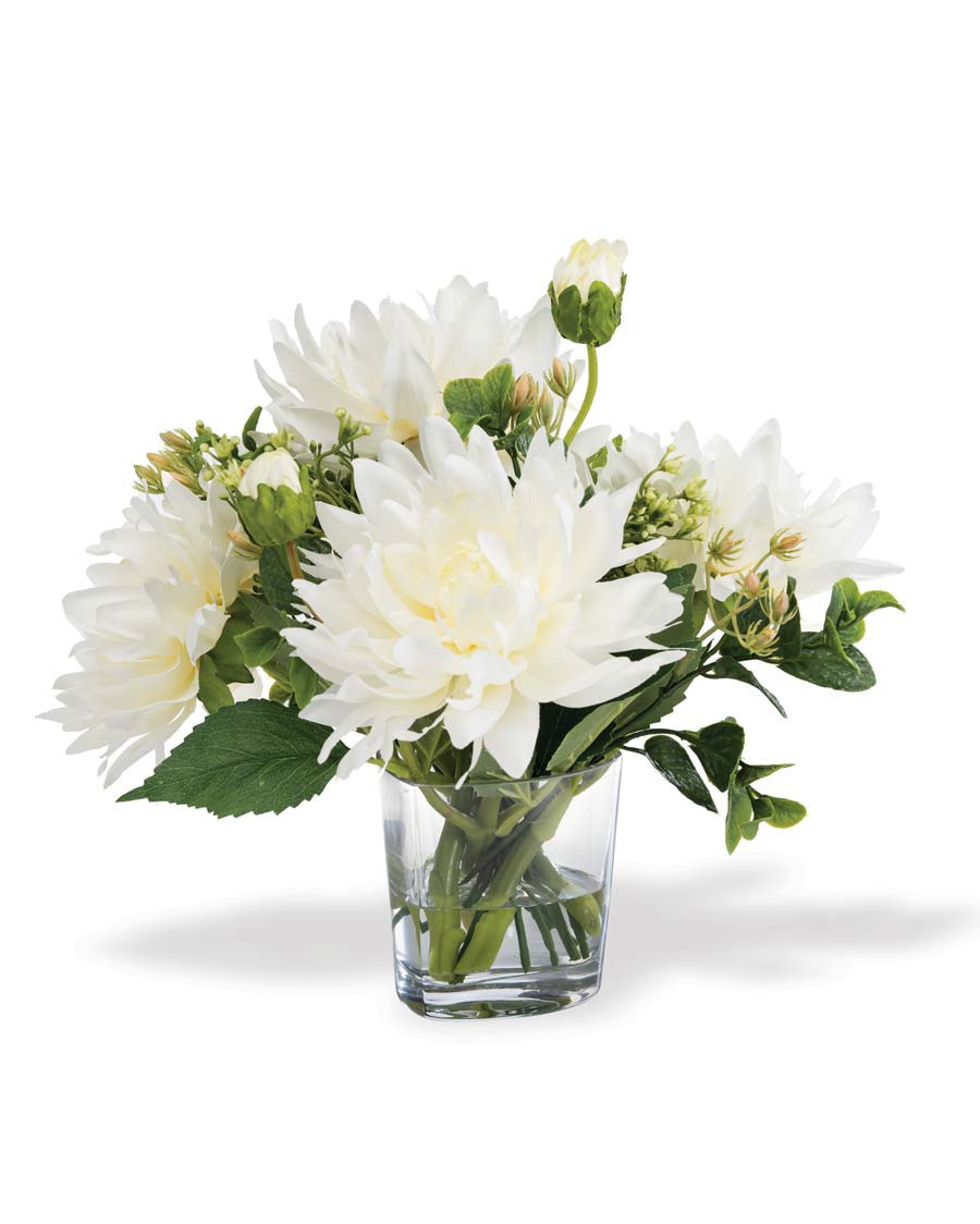Dahlia Delight Silk Flower Arrangement 3 Dahlia Delight Silk Flower Arrangement