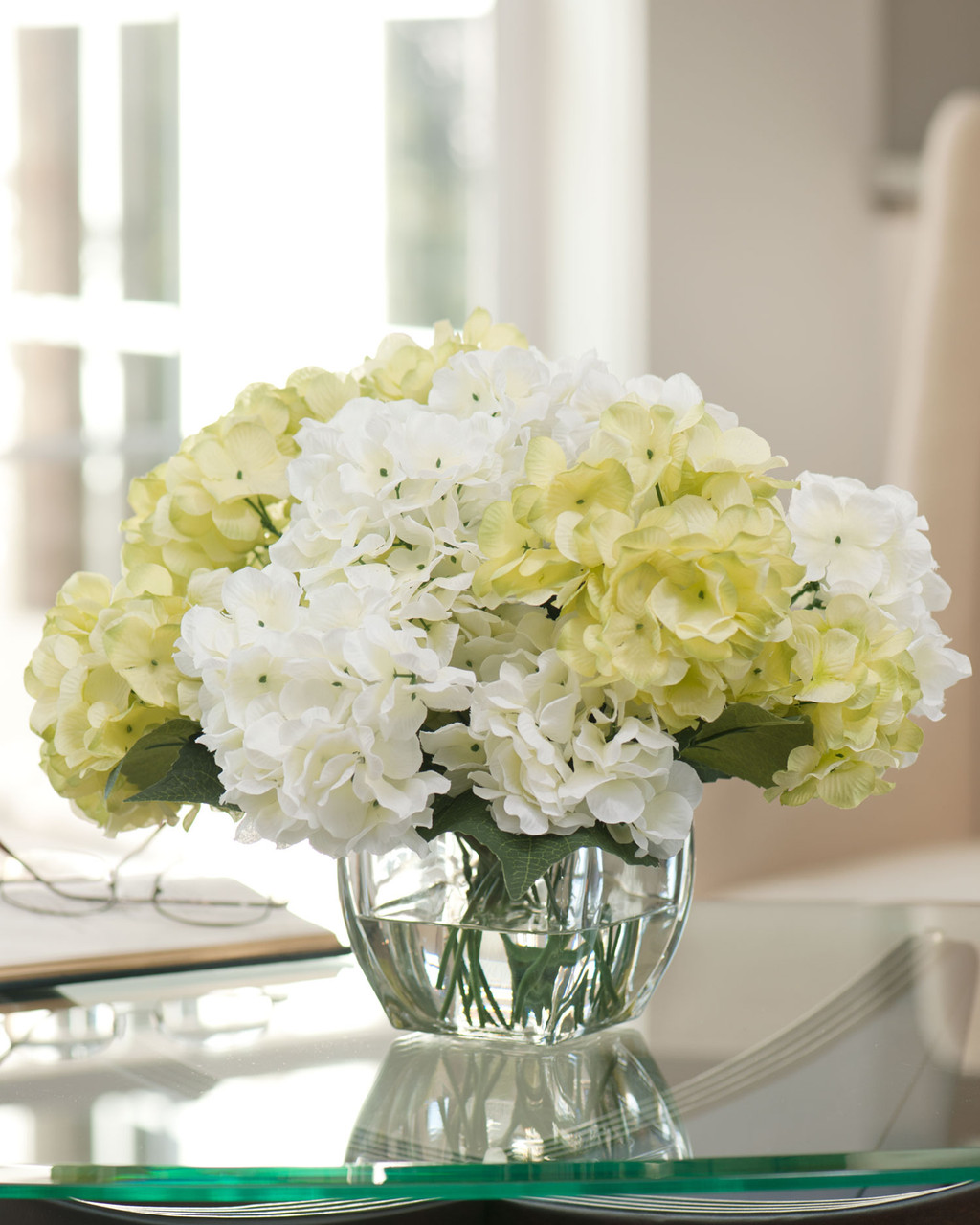 Silk Hydrangea Centerpiece