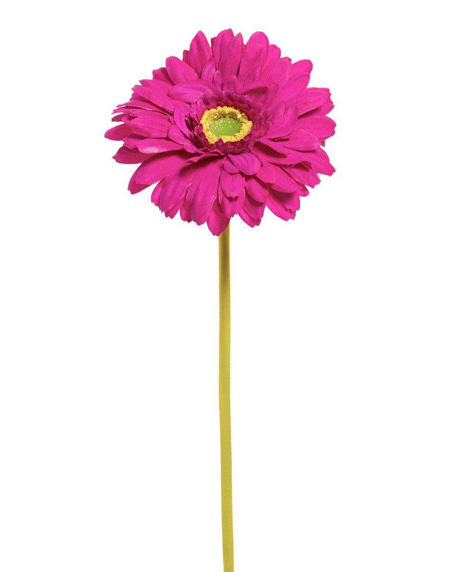 18.5" Silk Gerbera Daisy Flower Stem