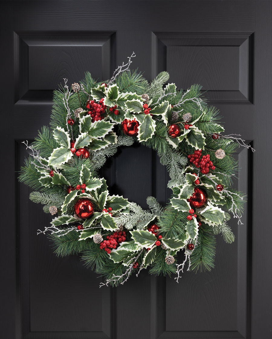 Jingle Bells 24" Artificial Holiday Wreath