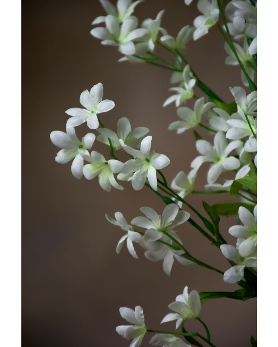 27" Artificial Rock Cress Flower Spray