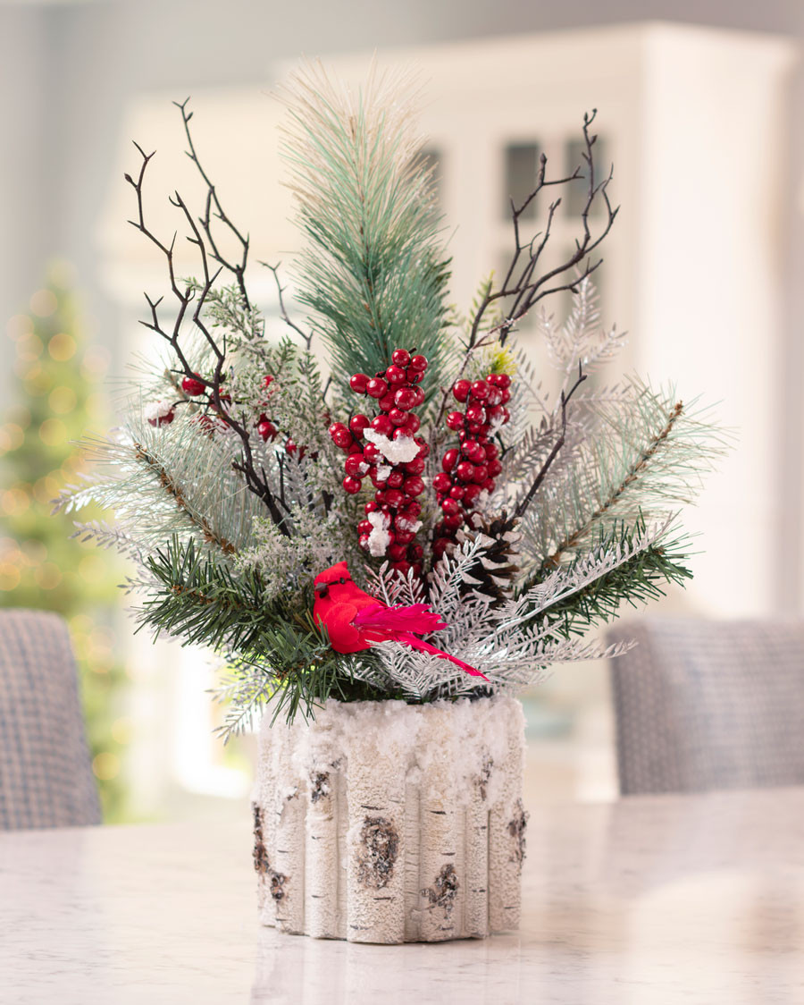 Winter Woods Artificial Holiday Accent