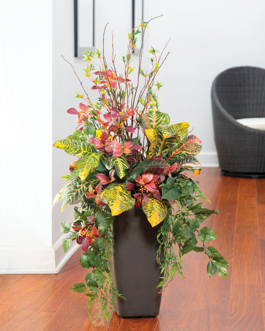 Nature's  Warmth Faux Foliage Arrangement