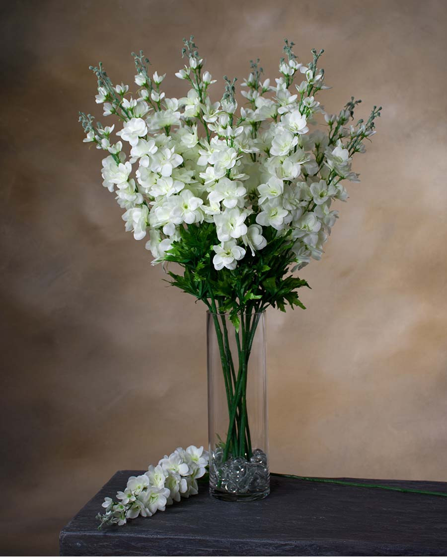 29" Delphinium Silk Flower Stem