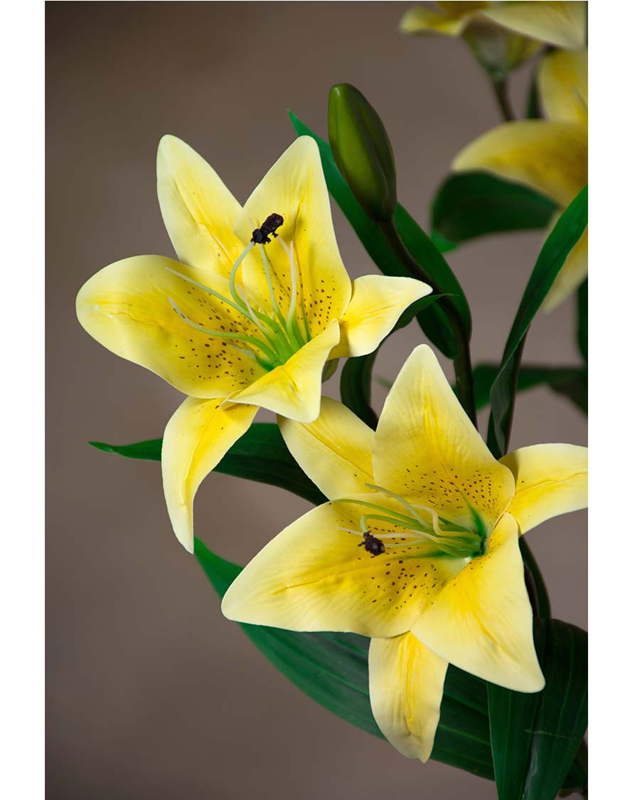 30" Tiger Lily Silk Flower Stem 12 30" Tiger Lily Silk Flower Stem