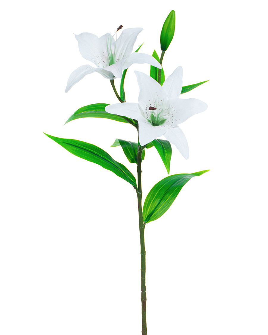 30" Tiger Lily Silk Flower Stem 8 30" Tiger Lily Silk Flower Stem