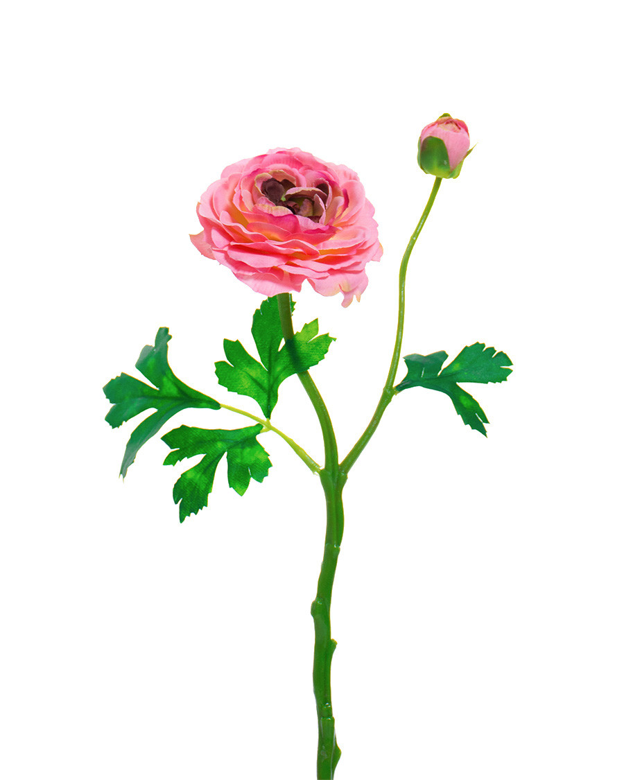 13" Silk Ranunculus Flower Stem Spray 11 13" Silk Ranunculus Flower Stem Spray