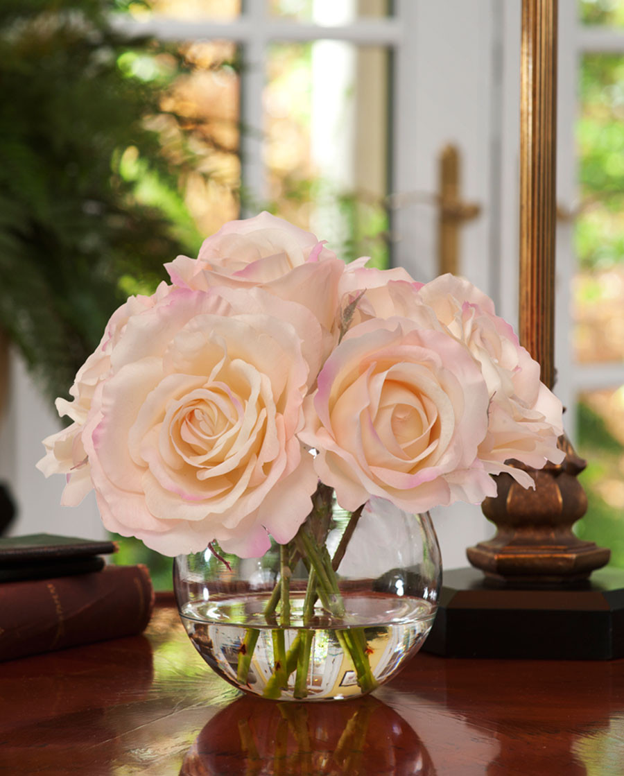 Rose Nosegay Silk Flower Arrangement