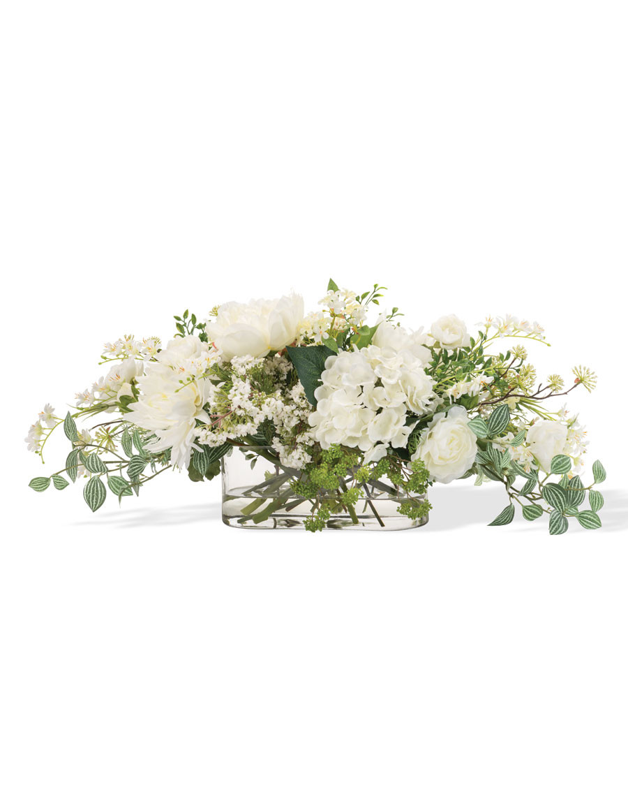 Simplistic Splendor Faux Flower Centerpiece