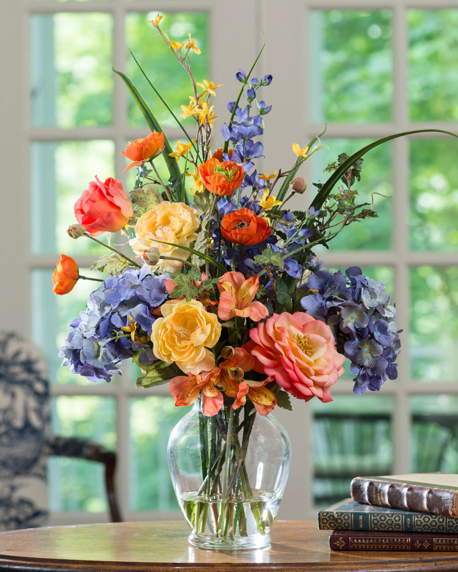 Painter's Palette Silk Flower Arrangement