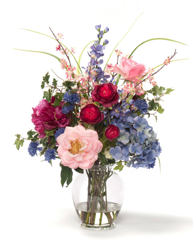 Painter's Palette Silk Flower Arrangement