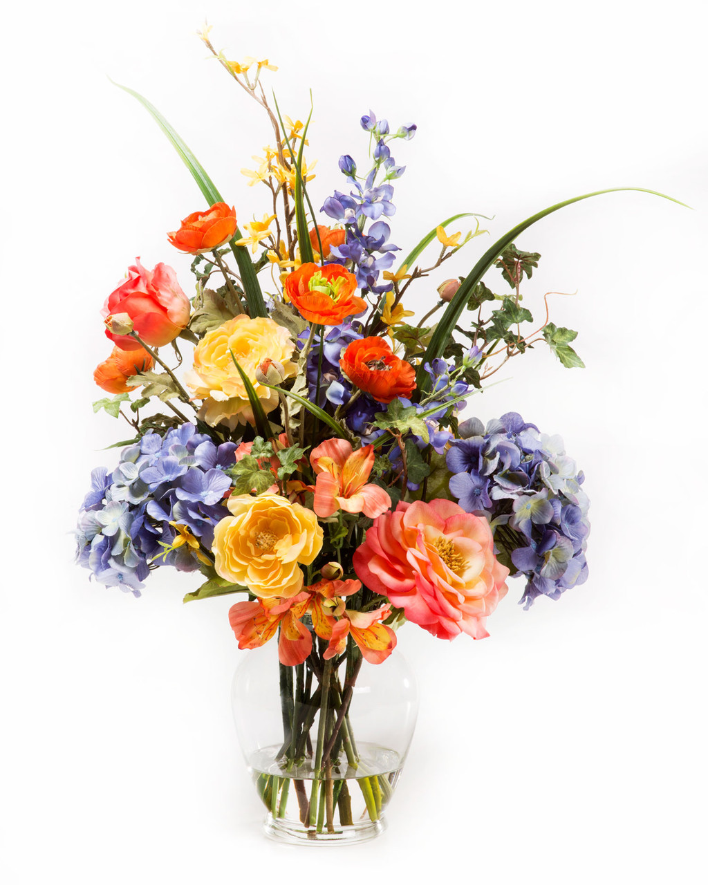 Painter's Palette Silk Flower Arrangement