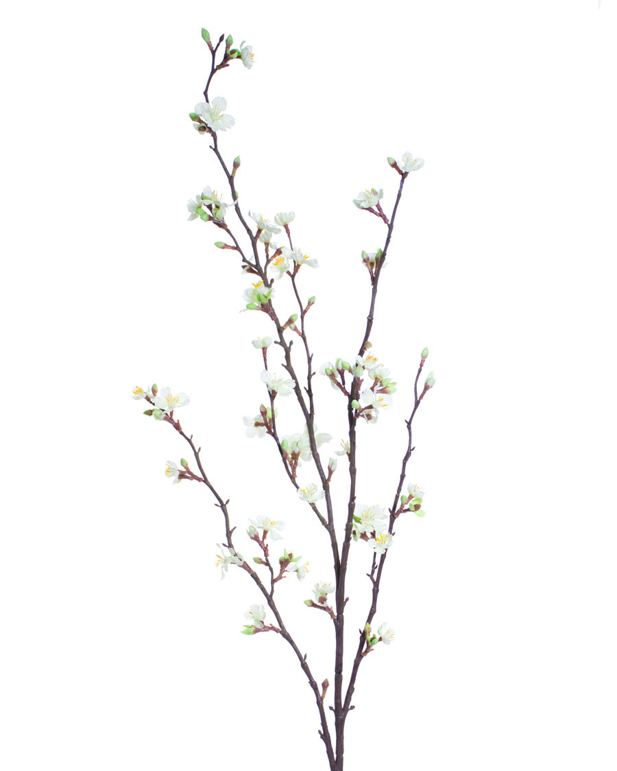 46" Silk Cherry Blossom Flower Stem