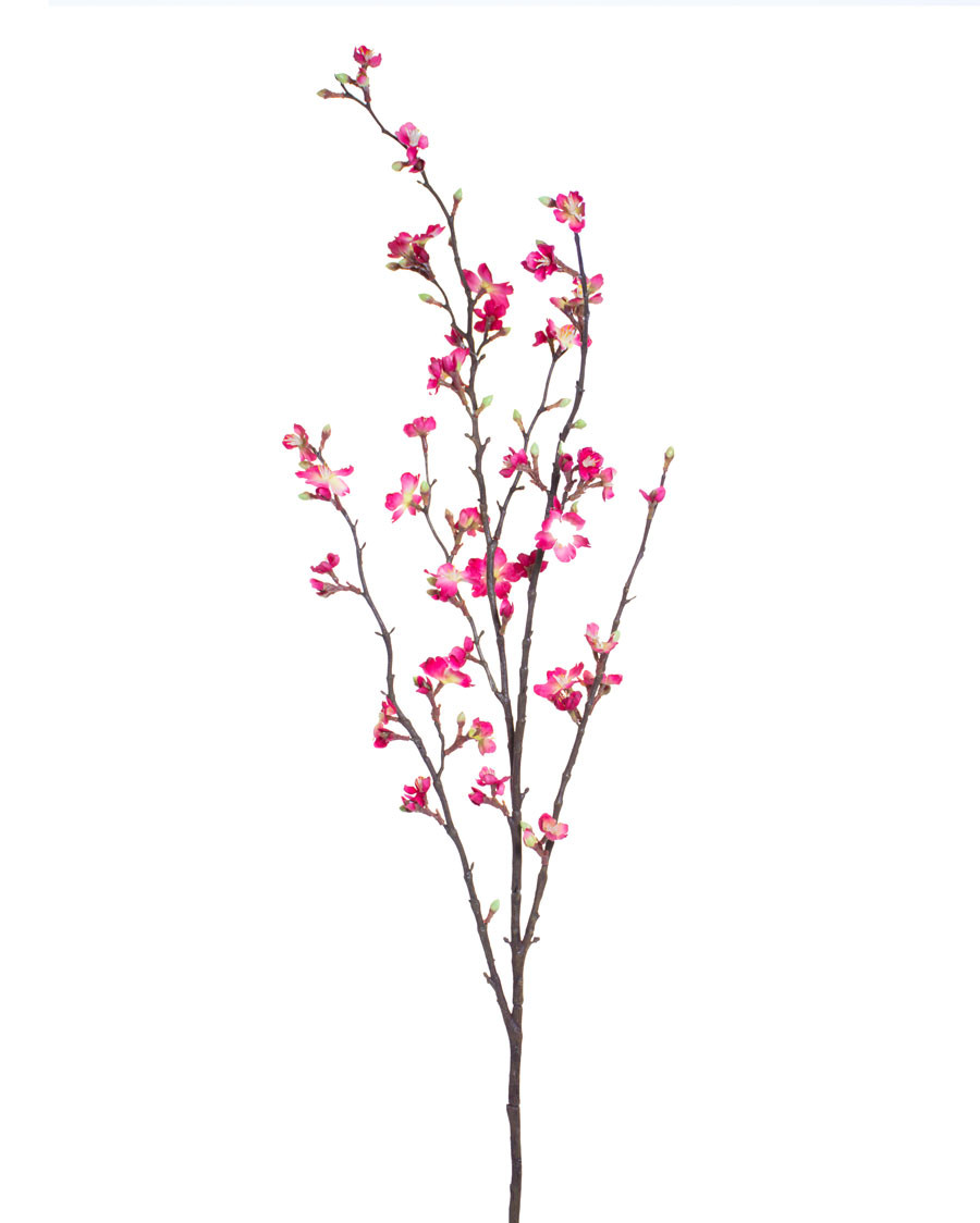 46" Silk Cherry Blossom Flower Stem