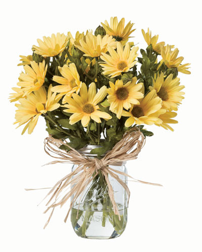 Farmhouse Daisies Silk Flower Arrangement 6 Farmhouse Daisies Silk Flower Arrangement