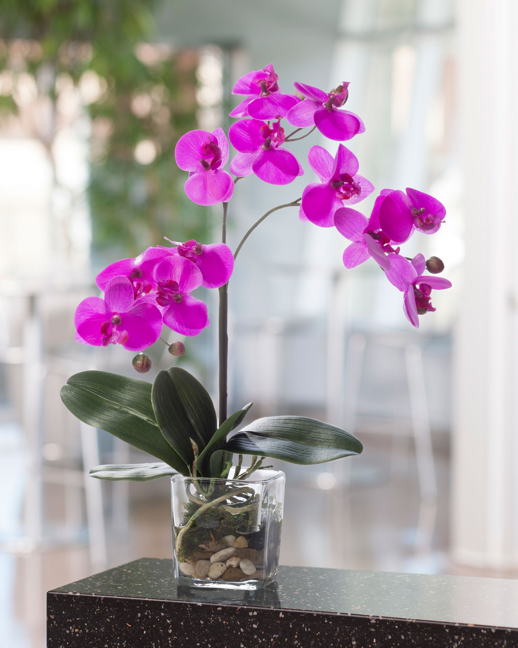 Faux Phalaenopsis Orchid Accent 3 Faux Phalaenopsis Orchid Accent