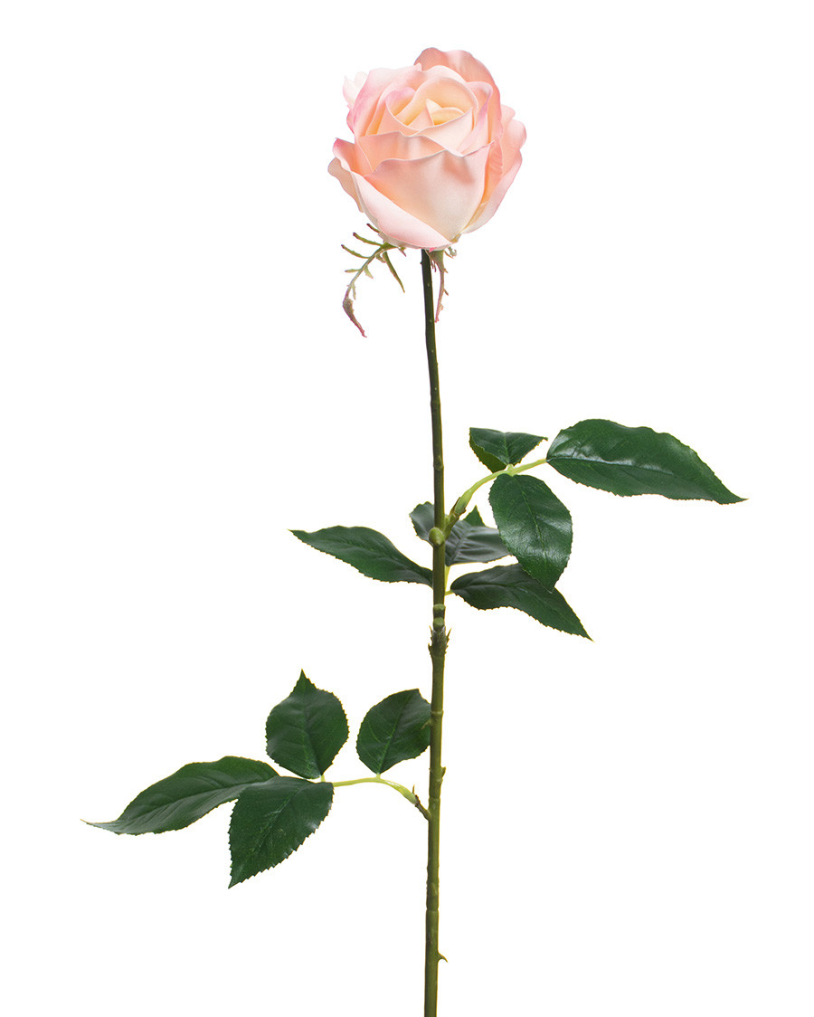 30" Rose Bud Silk Flower Stem