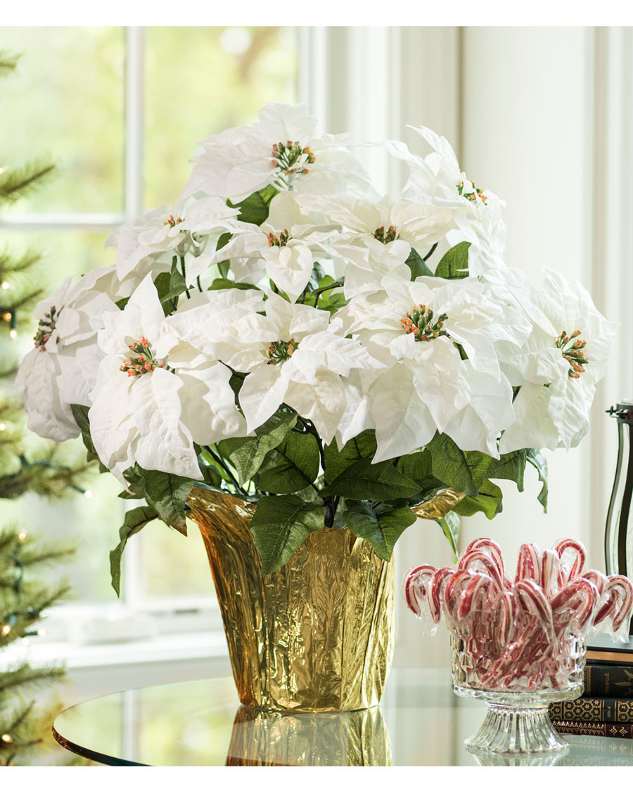Premier Silk Poinsettia - Large