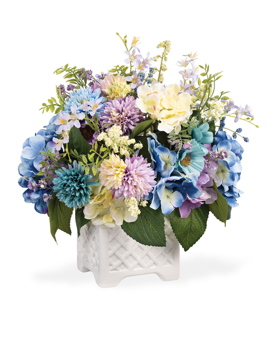 Garden Party Silk Flower Centerpiece