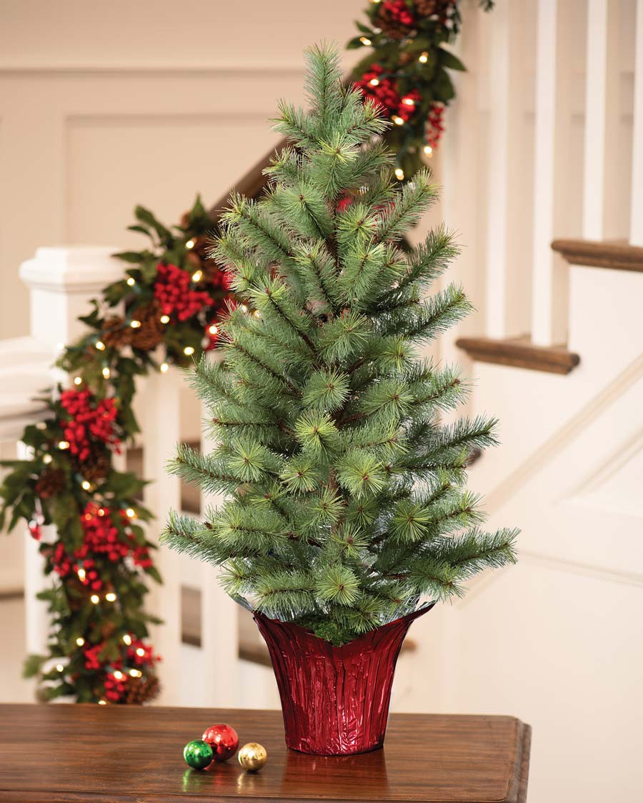 30" Norway Spruce Artificial Tabletop Tree