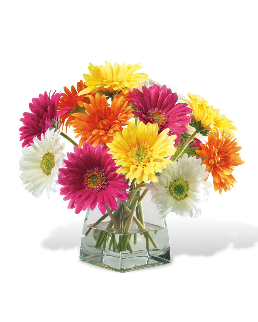 Gerbera Daisy Silk Centerpiece