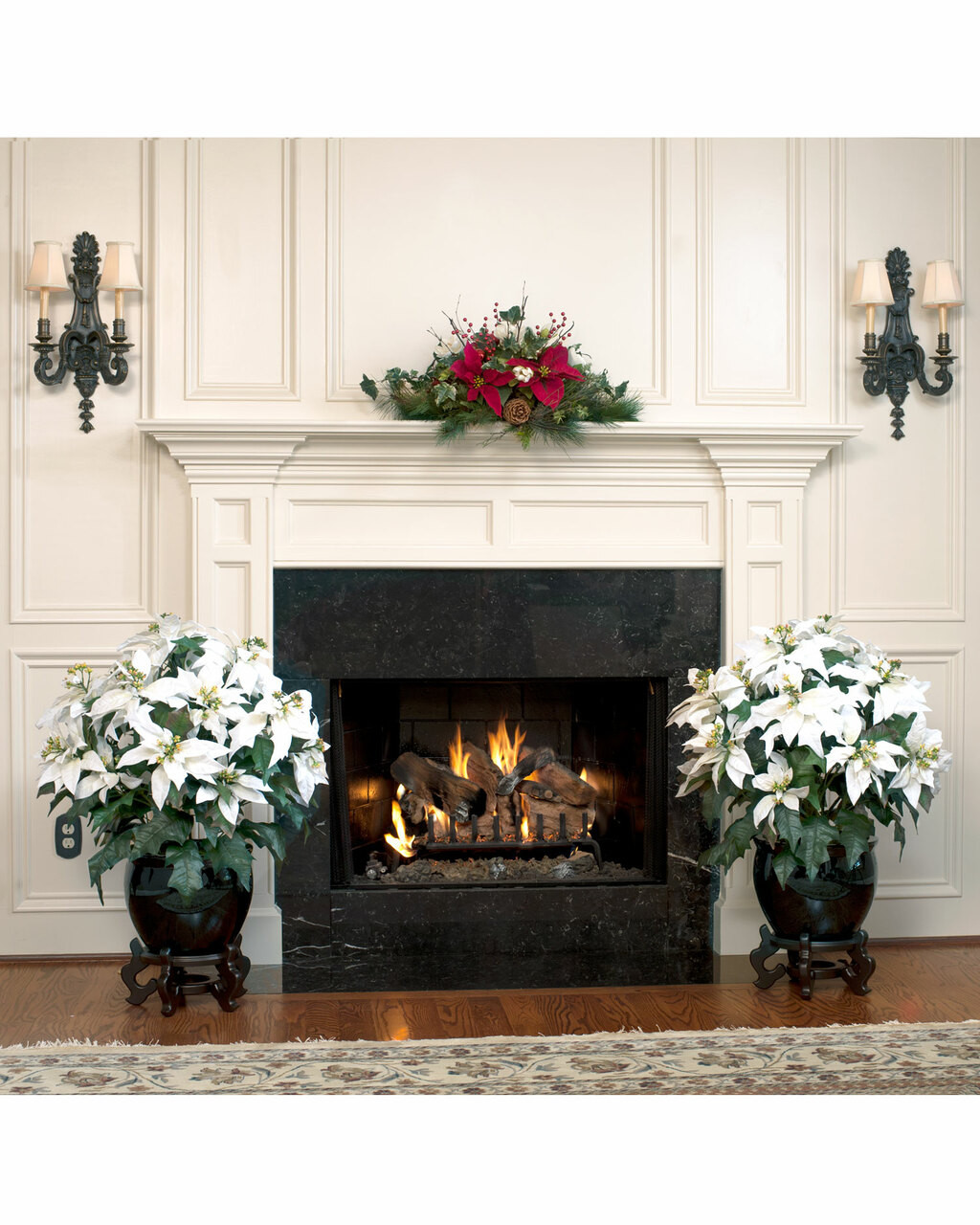 Premier Silk Poinsettia - Extra Large