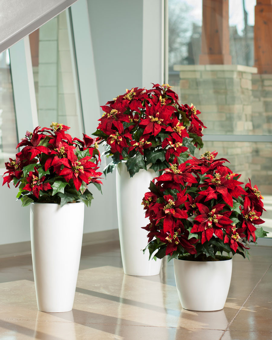 Premier Silk Poinsettia - Extra Large