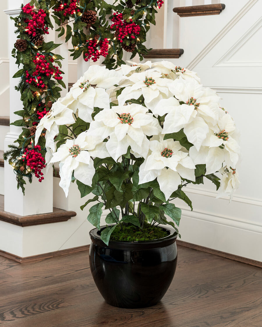 Premier Silk Poinsettia - Extra Large