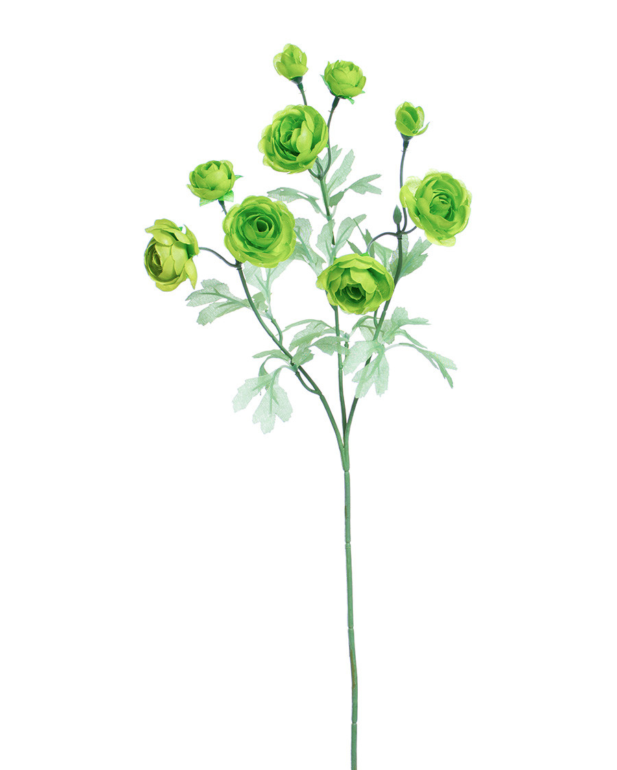 25" Ranunculus Silk Flower Stem Spray