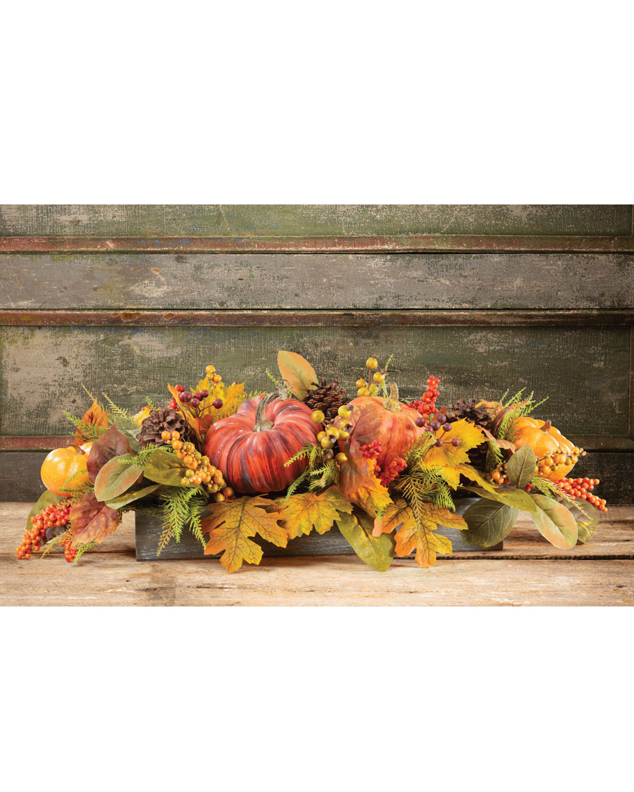 Pumpkins & Berries Autumn Centerpiece