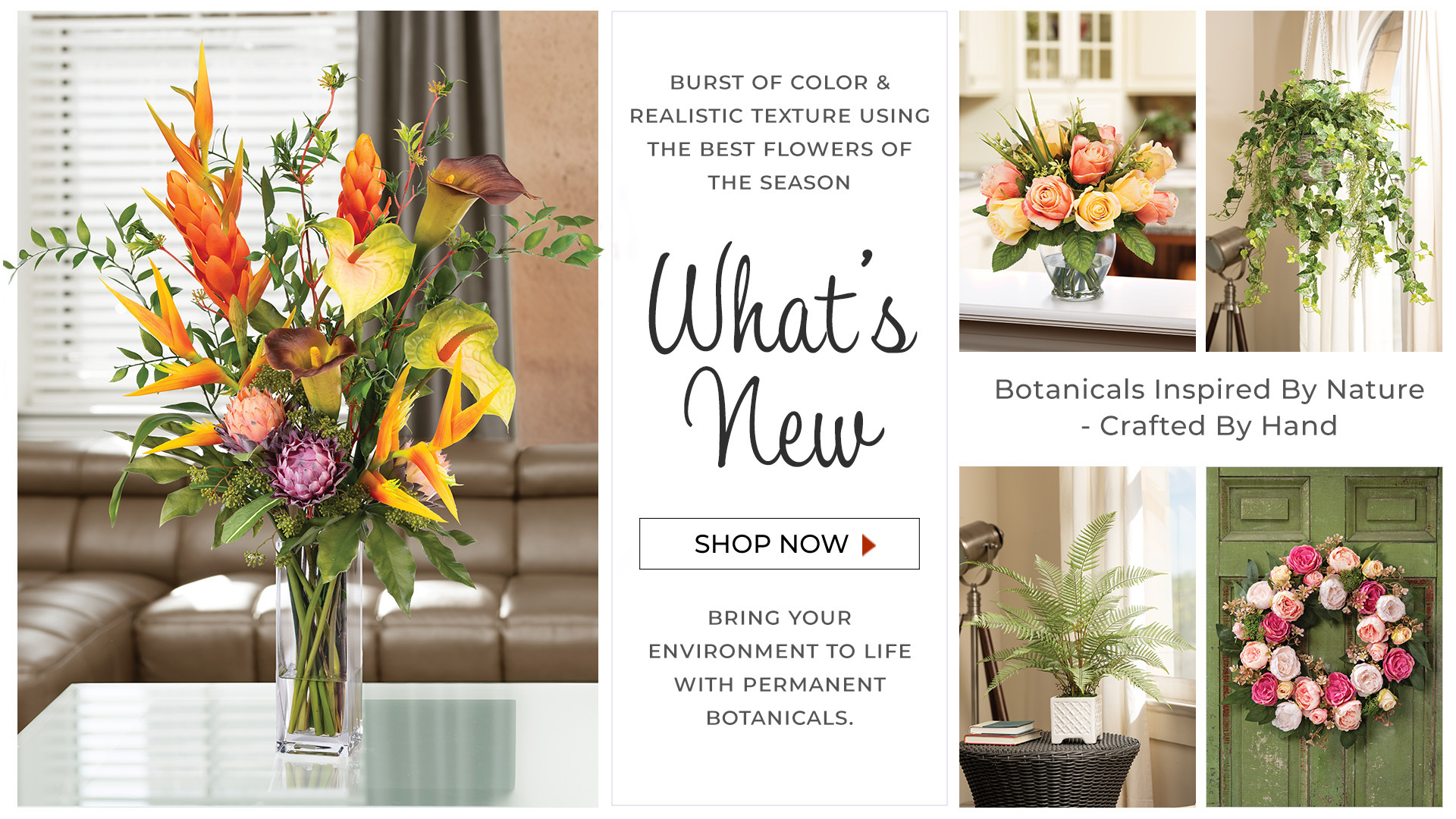 hp spr faux whats new flowers plants trees